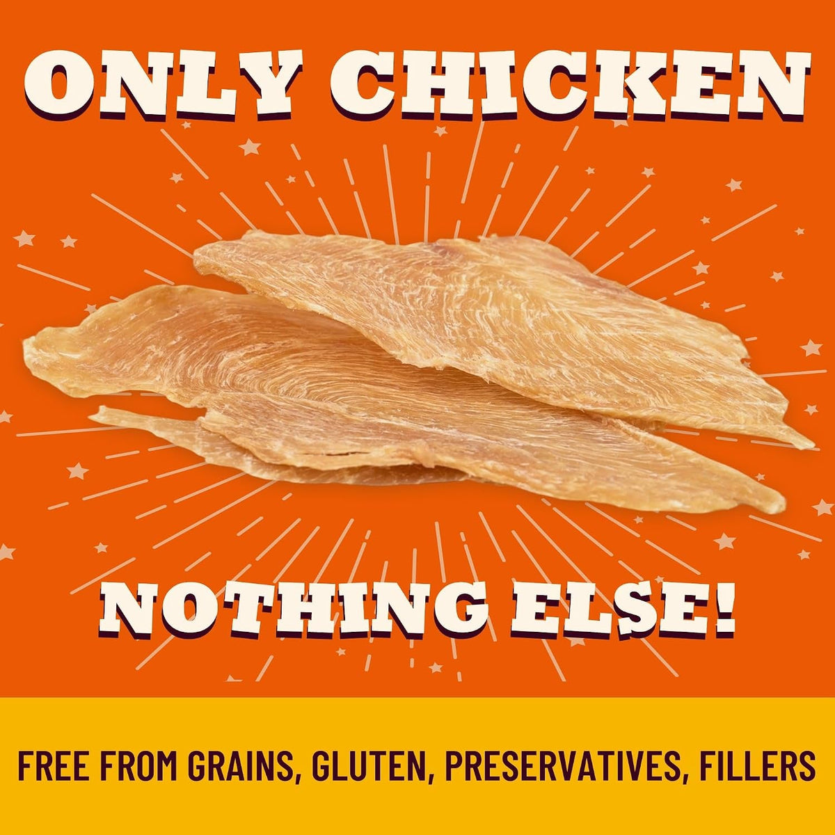 1.1 Pound Dehydrated Chicken Jerky Dog Treats, Single Ingredient - Petguard