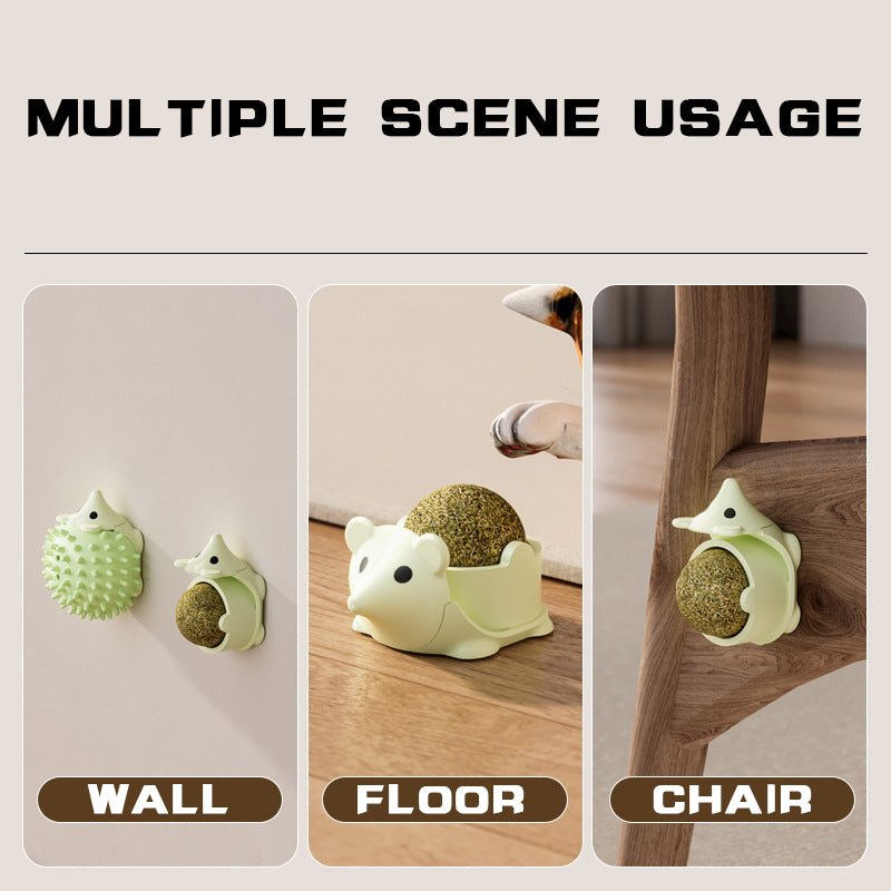 Cat Grooming Brush Wall Mount, Cat Self Groomer Cat Corner Face Scratcher, Cat Self Groomer Corner, Wall Corner Massage Comb for Cat and Dog - Petguard