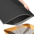 Cat Litter Mat Honeycomb Double Layer Design 24’ ’ X 15’ ’ Black - Petguard