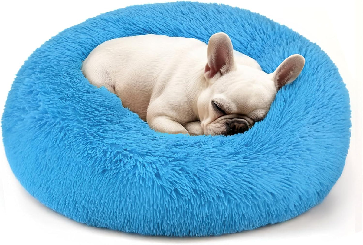 Dog & Cat Bed, 20In Cat Beds for Indoor Cats (Black) - Petguard