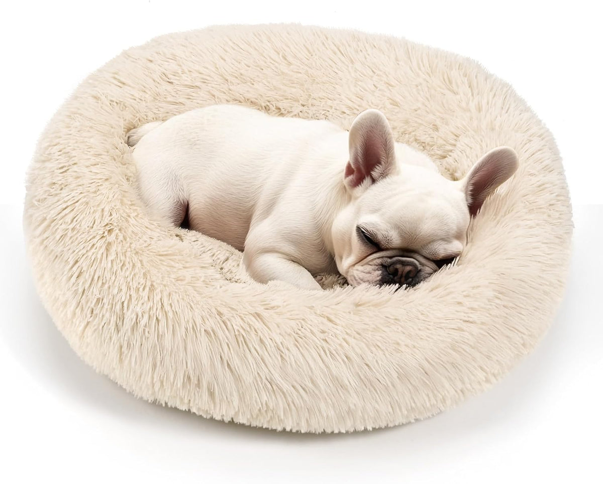 Dog & Cat Bed, 20In Cat Beds for Indoor Cats (Black) - Petguard