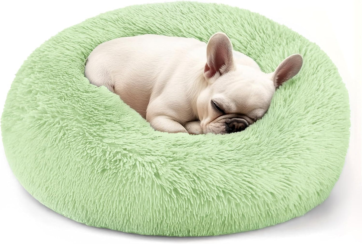 Dog & Cat Bed, 20In Cat Beds for Indoor Cats (Black) - Petguard