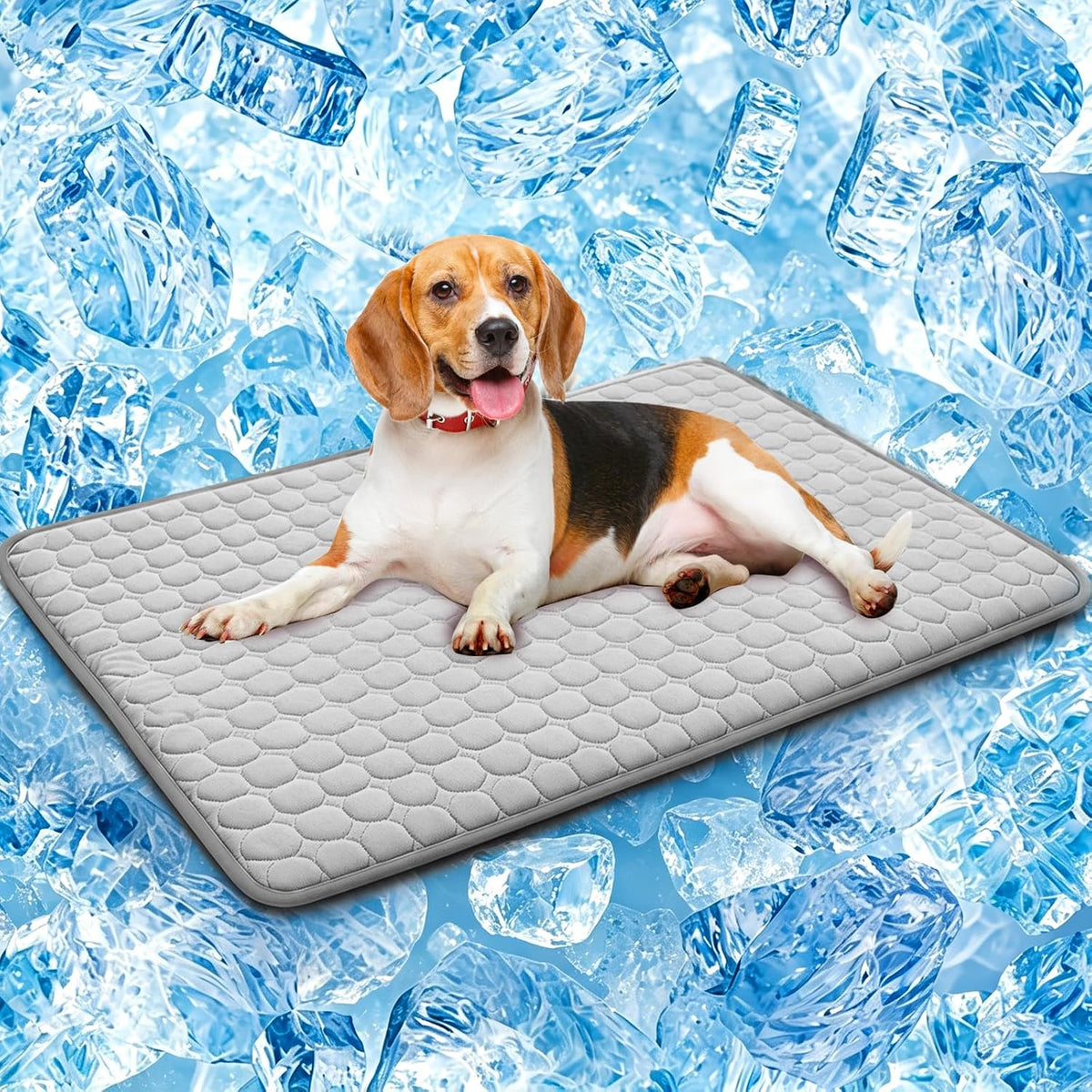 Dog Cooling Mat,Upgraded Arc-Chill Non-Slip Washable Cool Pad - Petguard