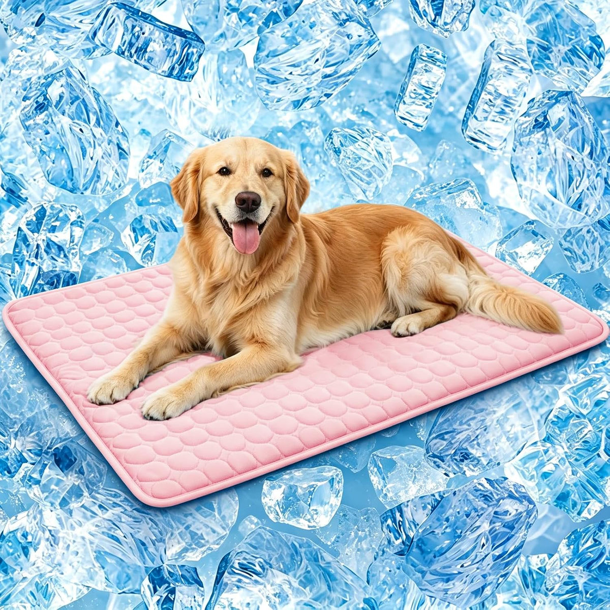 Dog Cooling Mat,Upgraded Arc-Chill Non-Slip Washable Cool Pad - Petguard