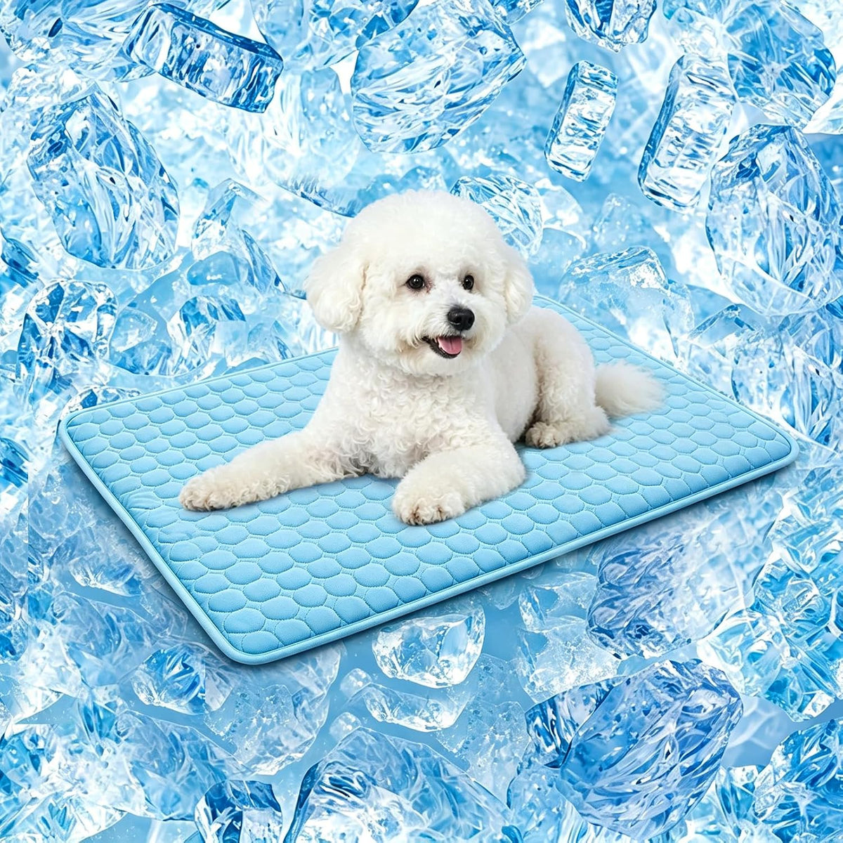 Dog Cooling Mat,Upgraded Arc-Chill Non-Slip Washable Cool Pad - Petguard
