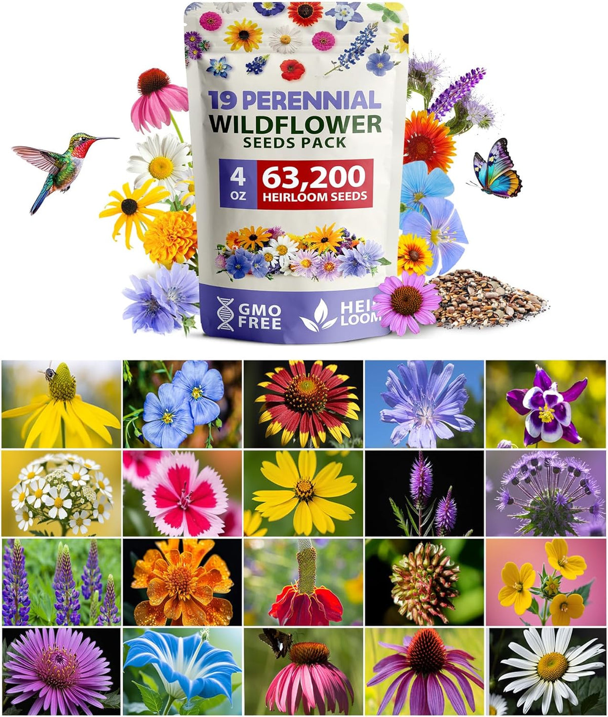Indoor Cat Grass Refill 3,200+ Seeds Cat Grass Kit Replacement - Petguard