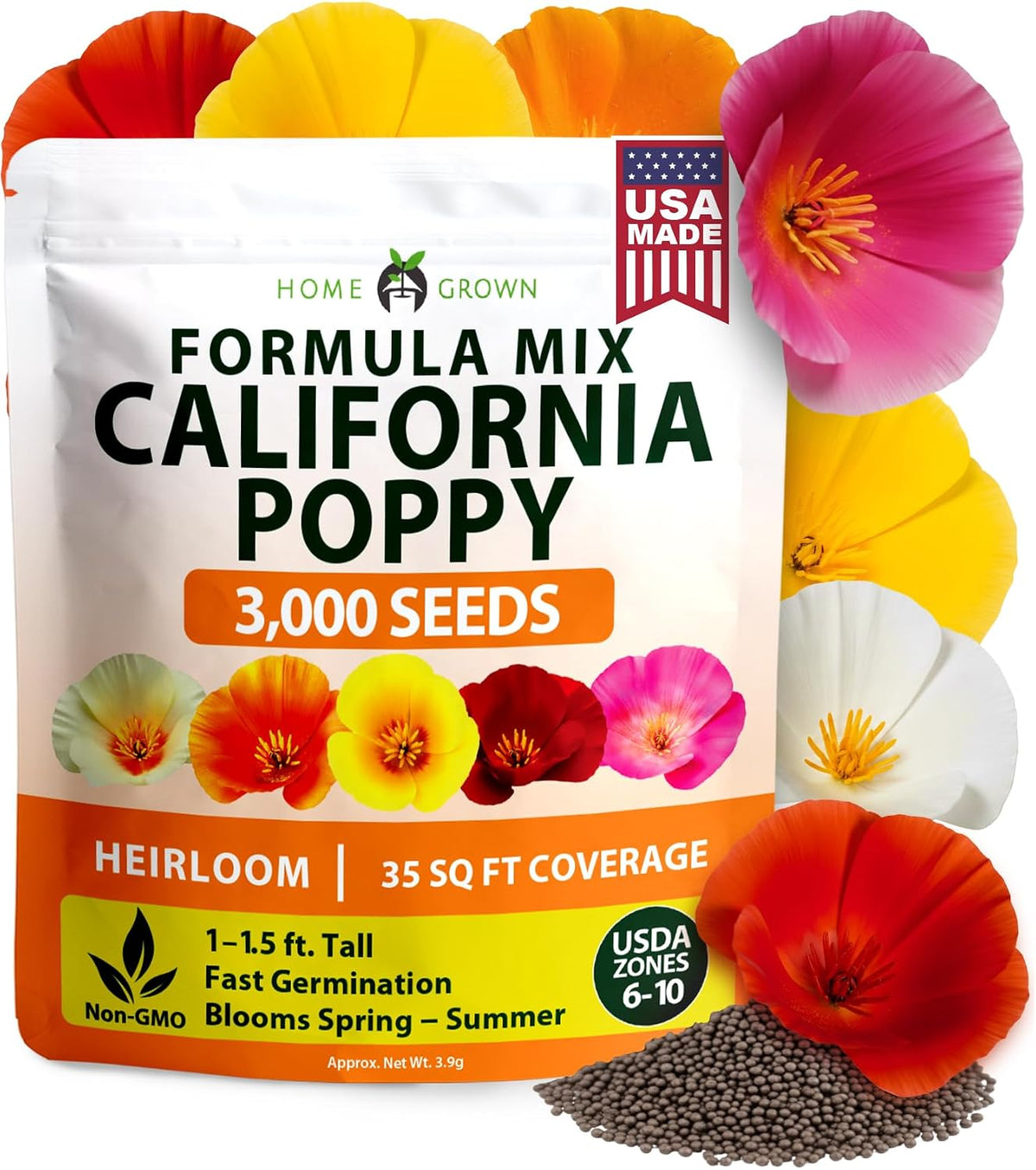 Indoor Cat Grass Refill 3,200+ Seeds Cat Grass Kit Replacement - Petguard