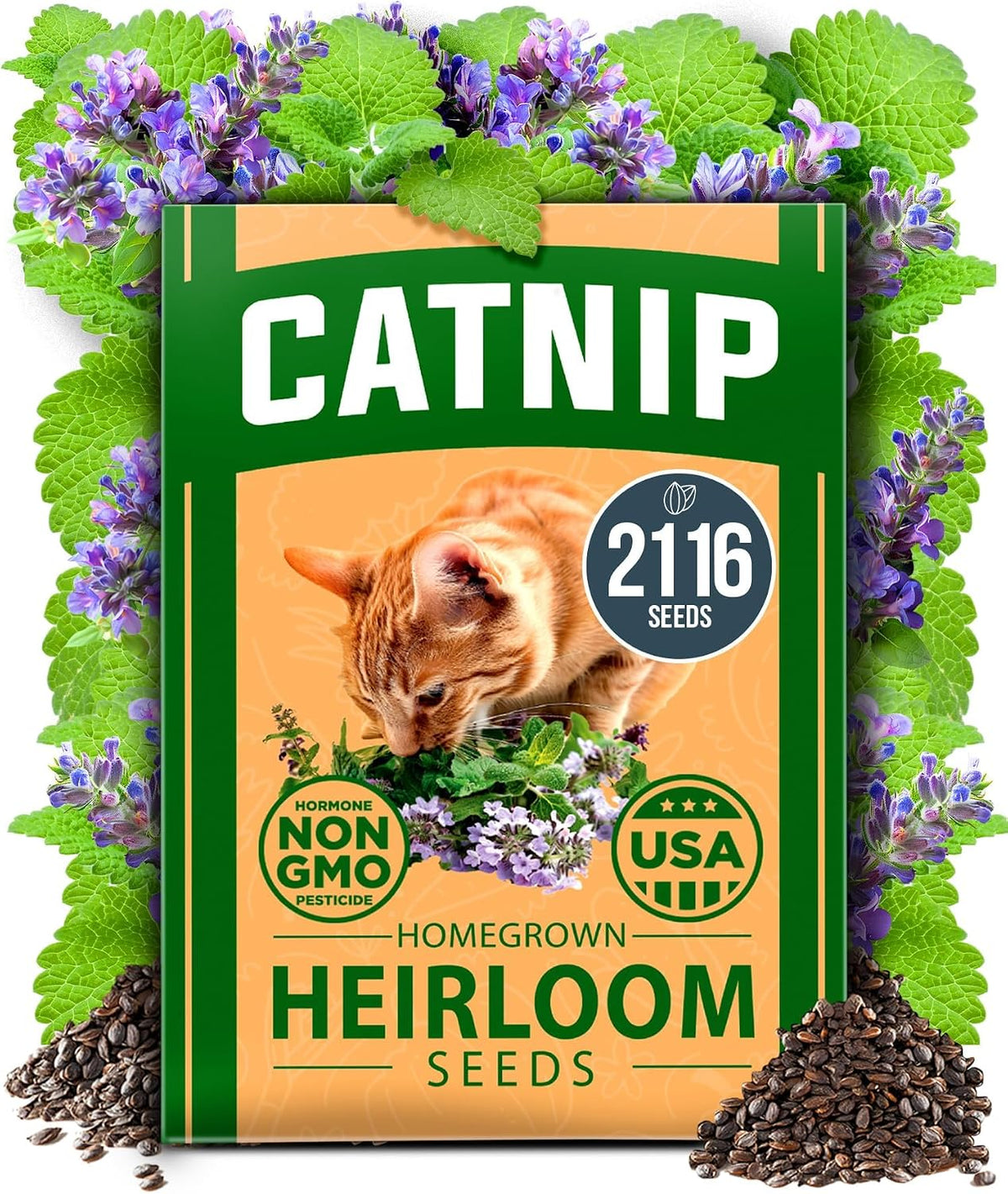 Indoor Cat Grass Refill 3,200+ Seeds Cat Grass Kit Replacement - Petguard