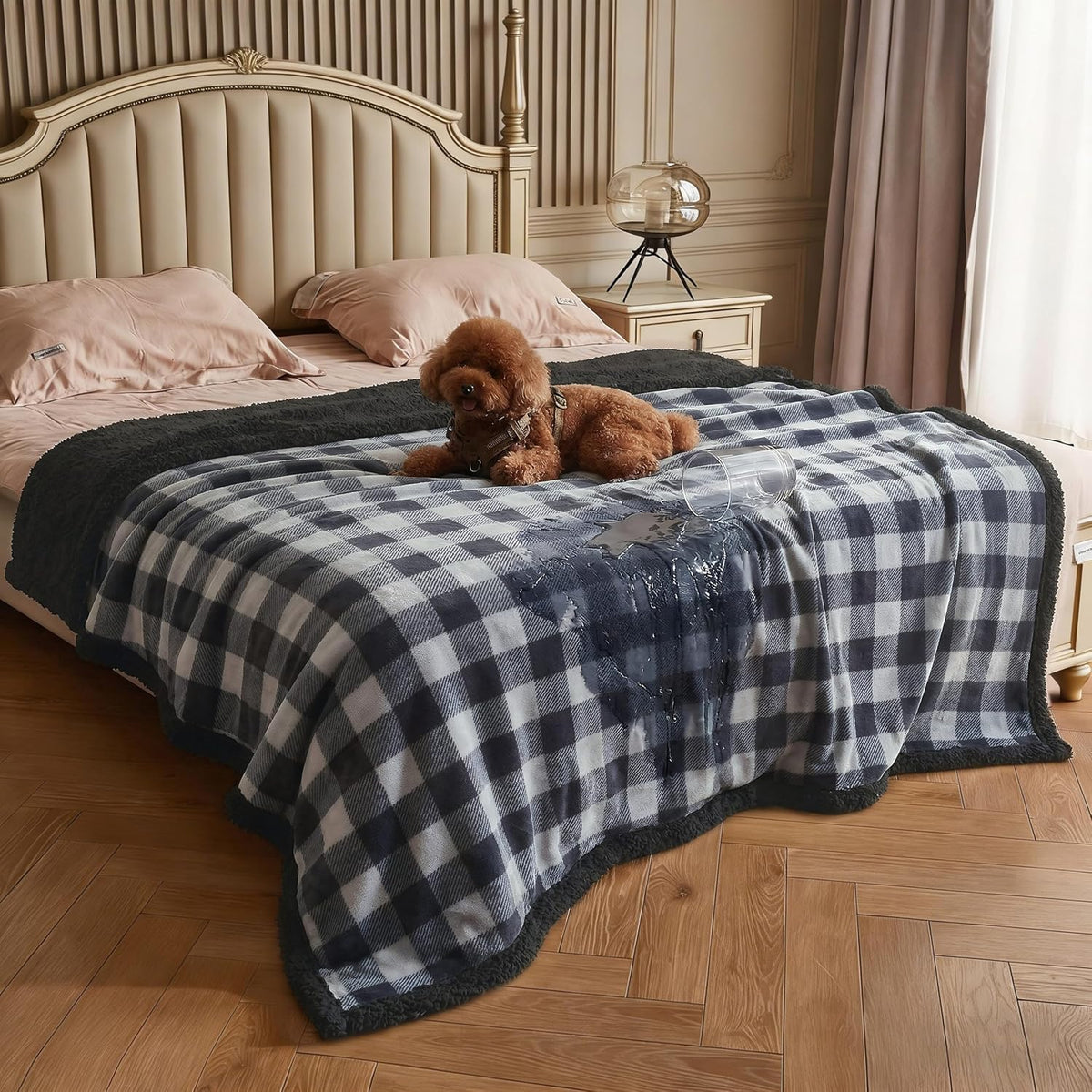 Waterproof Pet Blanket, Reversible Throw for Dogs and Cats - Petguard