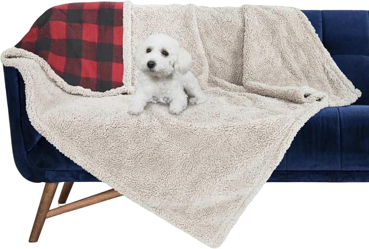 Waterproof Pet Blanket, Reversible Throw for Dogs and Cats - Petguard