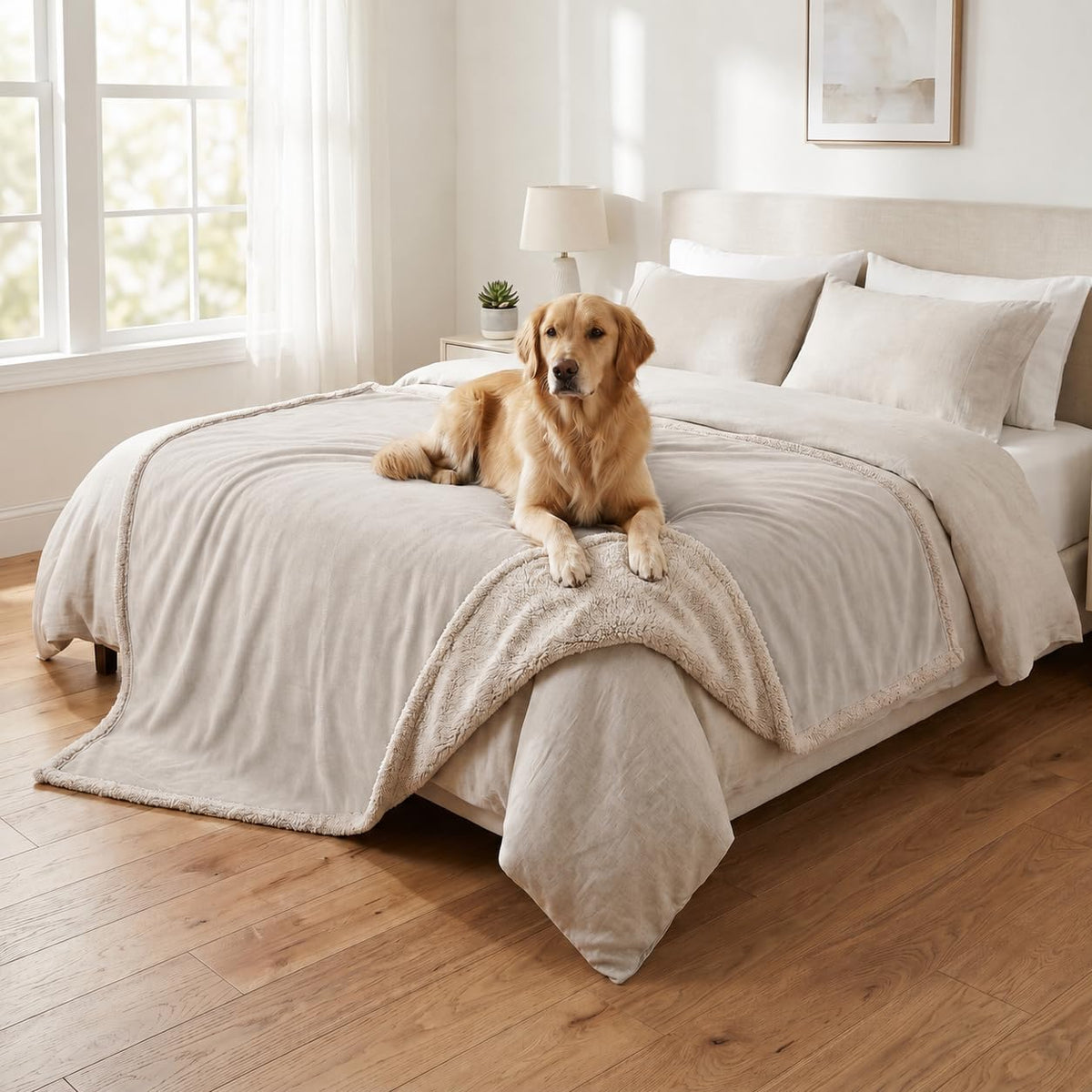 Waterproof Pet Blanket, Reversible Throw for Dogs and Cats - Petguard