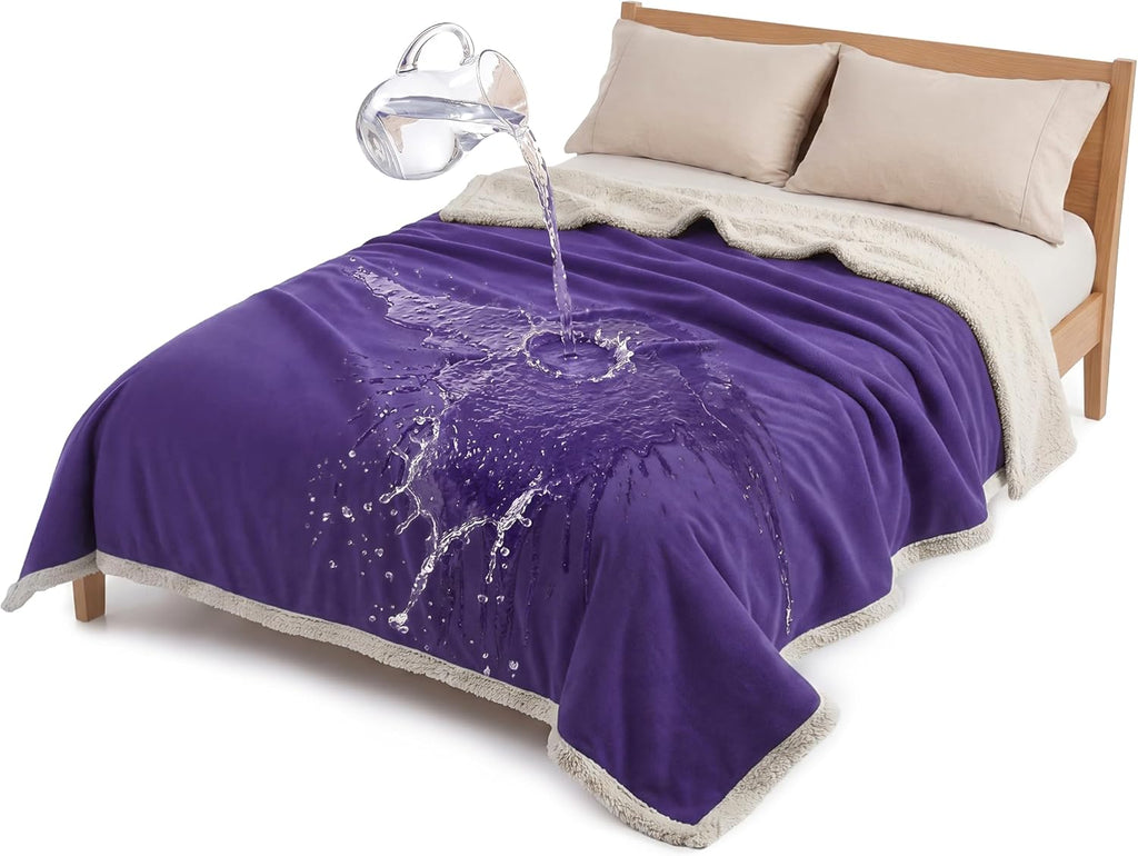 Waterproof Pet Blanket, Reversible Throw for Dogs and Cats - Petguard