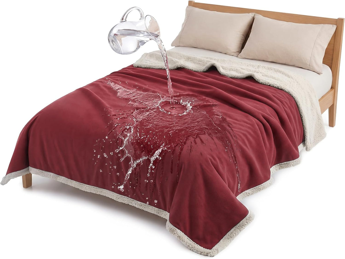 Waterproof Pet Blanket, Reversible Throw for Dogs and Cats - Petguard